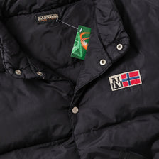 Vintage Napapijri Puffer Vest XLarge 