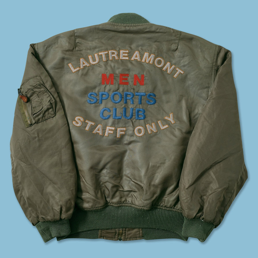 Vintage Sports Club Bomber Jacket Small 