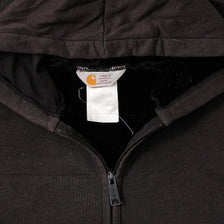 Vintage Carhartt Velour Lined Hooded Jacket Medium 
