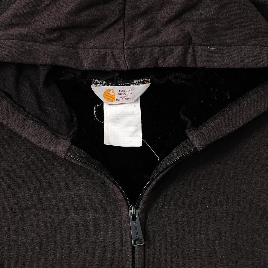 Vintage Carhartt Velour Lined Hooded Jacket Medium 