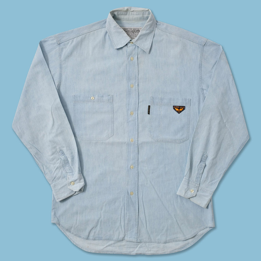 Vintage Avirex Denim Shirt Large 