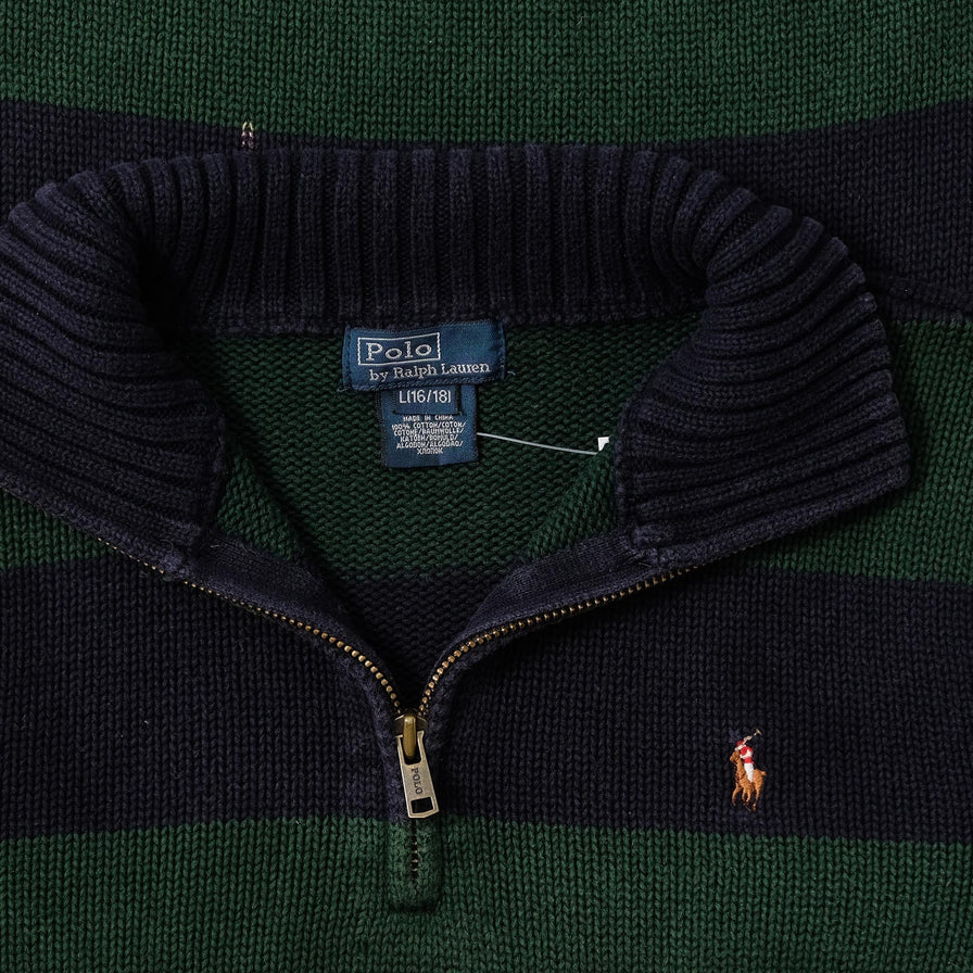 Women's Polo Ralph Lauren Q-Zip Sweater Small 