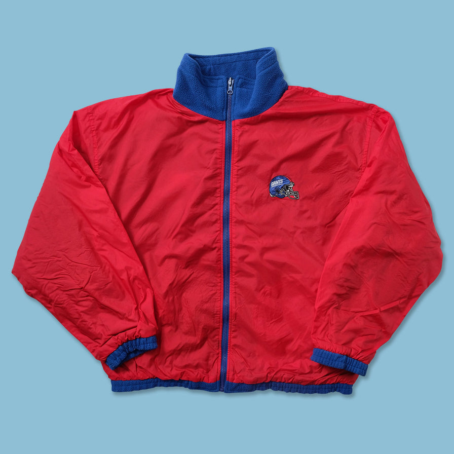 Vintage New York Giants Fleece Jacket Large 