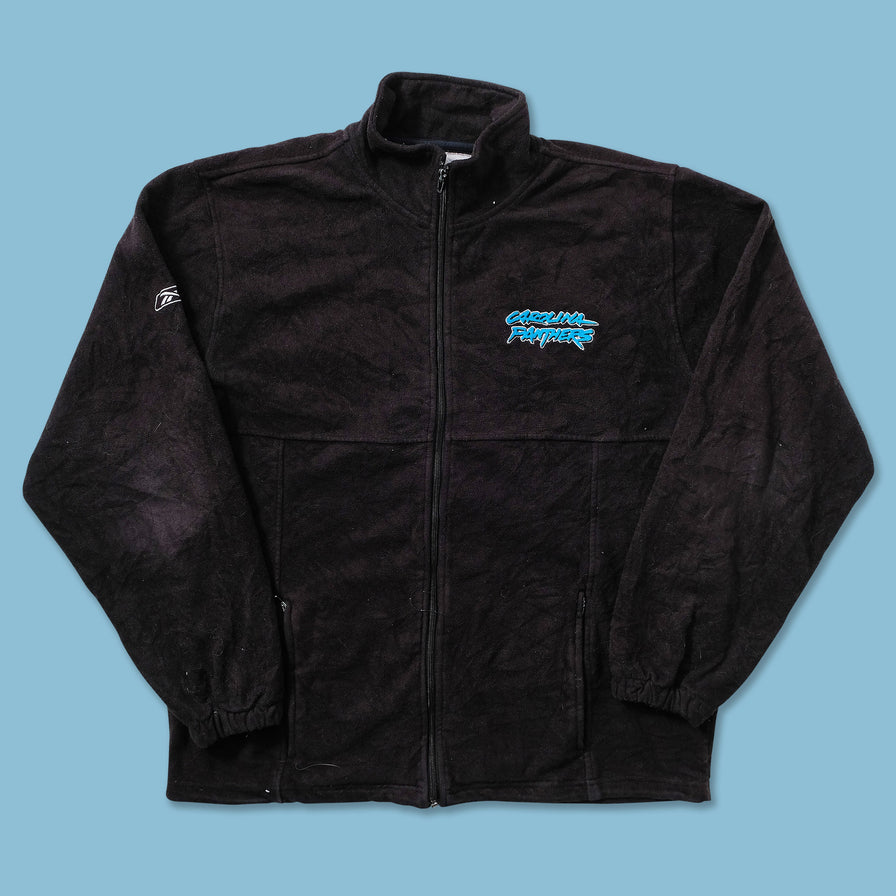 Vintage Reebok Carolina Panthers Fleece Jacket Large 