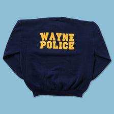 Vintage Russell Athletic Wayne Police Sweater XLarge 