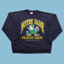 Vintage Notre Dame Fighting Irish Sweater XLarge 
