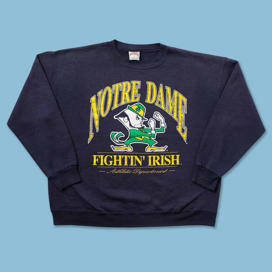 Vintage Notre Dame Fighting Irish Sweater XLarge 
