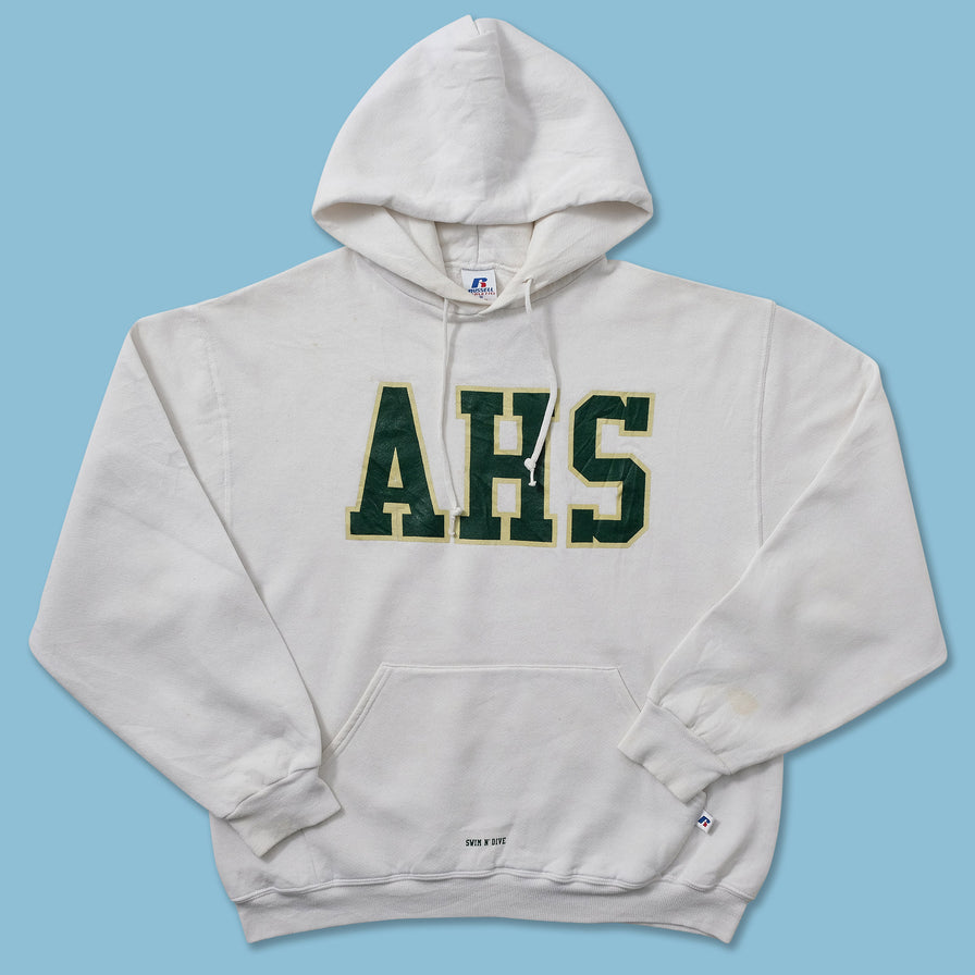 Vintage Russell Athletic AHS Hoody Medium 