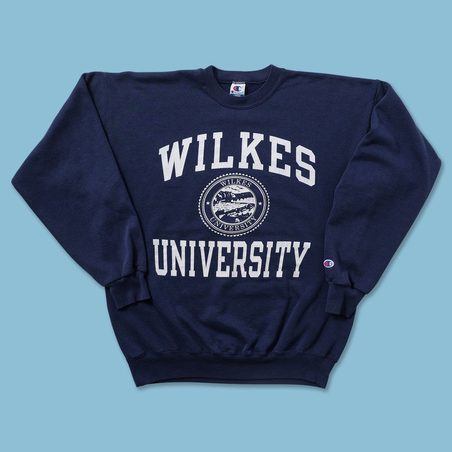Vintage Champion Wilkes University Sweater Large 