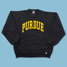 Vintage Russell Athletic Purdue Sweater Large 