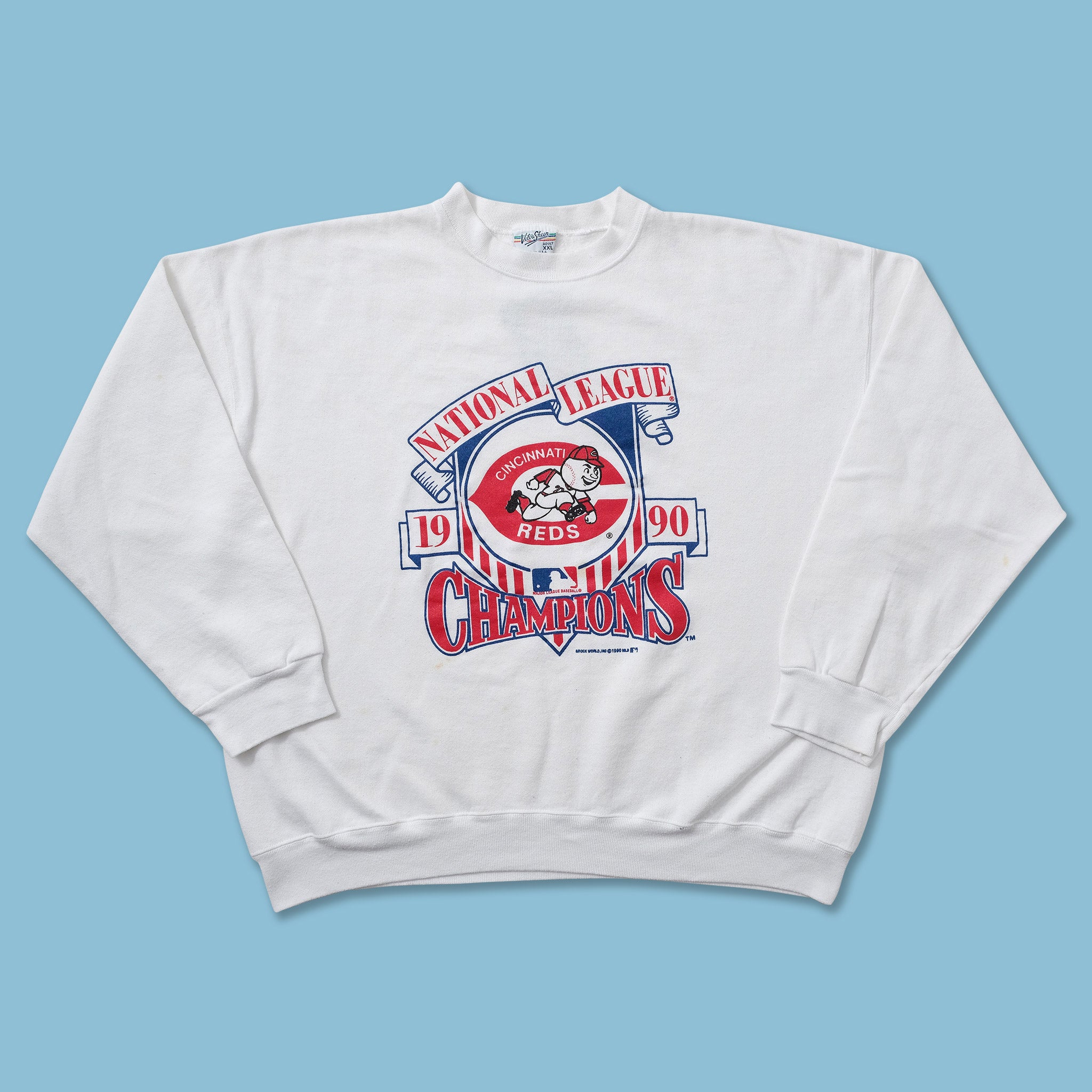 1990 Cincinnati Reds Sweater XLarge | Double Double Vintage