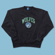 Vintage Champion Minnesota Timberwolves Sweater Medium 