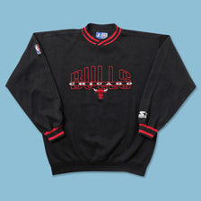 Vintage Starter Chicago Bulls Sweater Large 