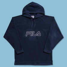 Vintage Fila Fleece Hoody XLarge - Double Double Vintage