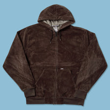 Vintage Carhartt Velour Zip Hoody Large - Double Double Vintage