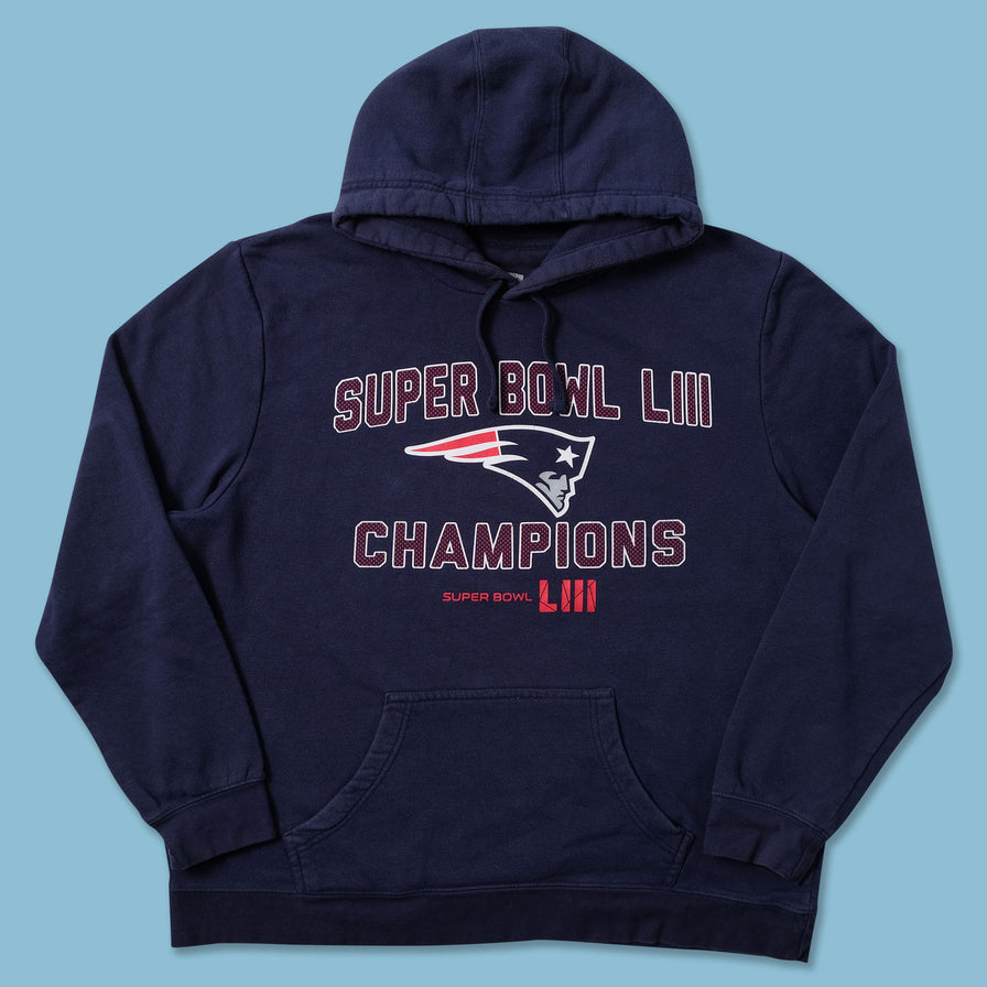 Super Bowl New England Patriots Hoody Large - Double Double Vintage