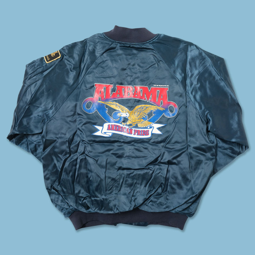 Vintage Alabama Satin College Jacket Large 