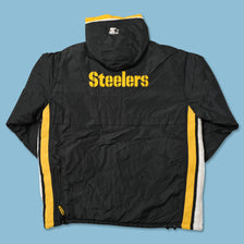 Vintage Starter Pittsburgh Steelers Padded Anorak Large 