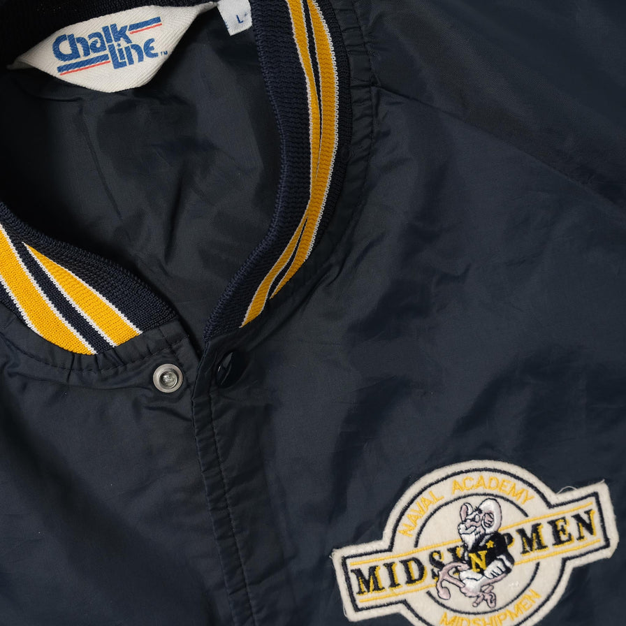 Vintage Chalkline Midshipmen College Jacket Medium 