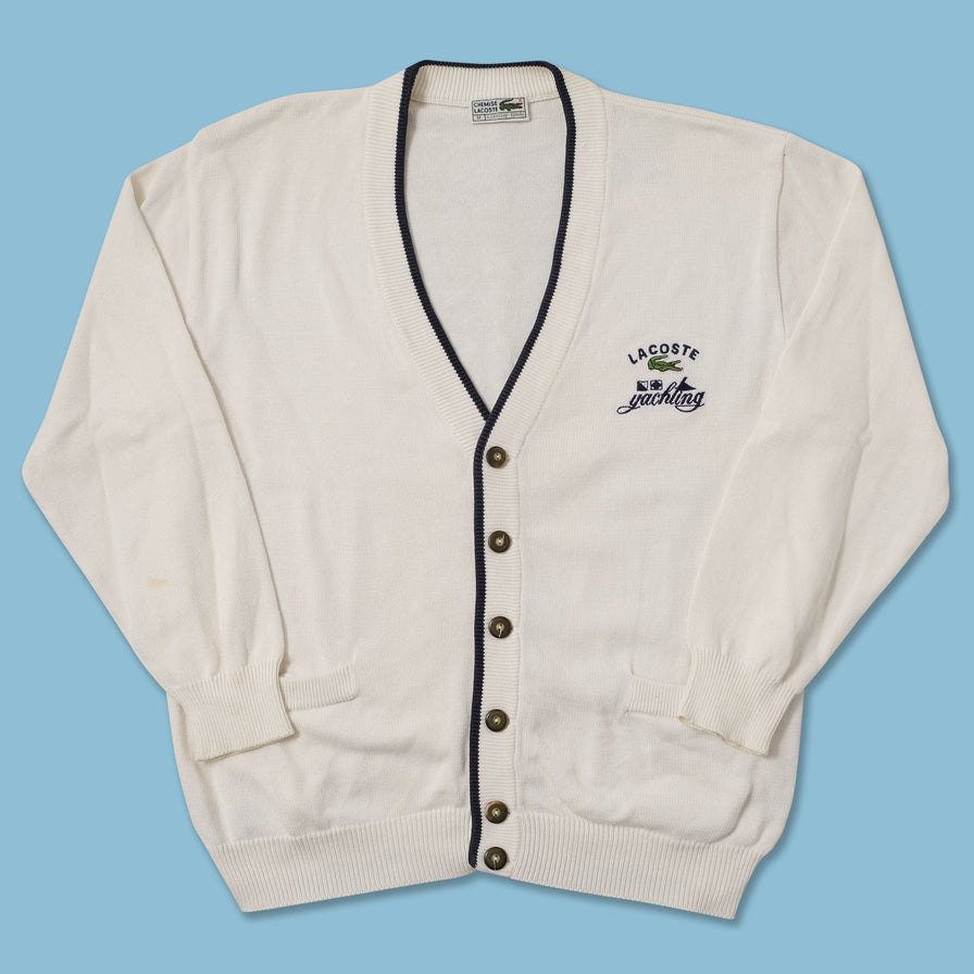 Vintage Lacoste Knit Cardigan Medium 