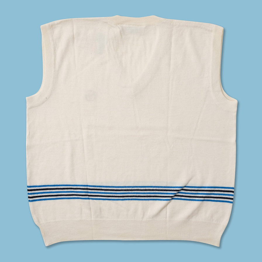 Vintage Sergio Tacchini Sweater Vest XLarge 