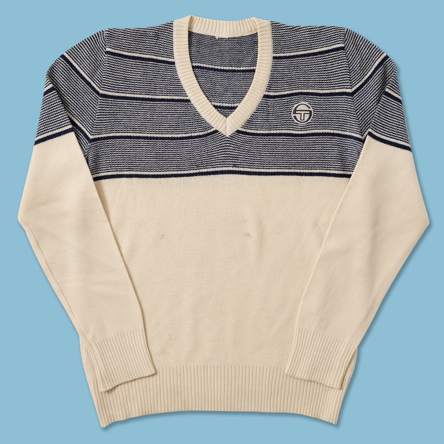 Vintage Sergio Tacchini Knit Sweater Small 