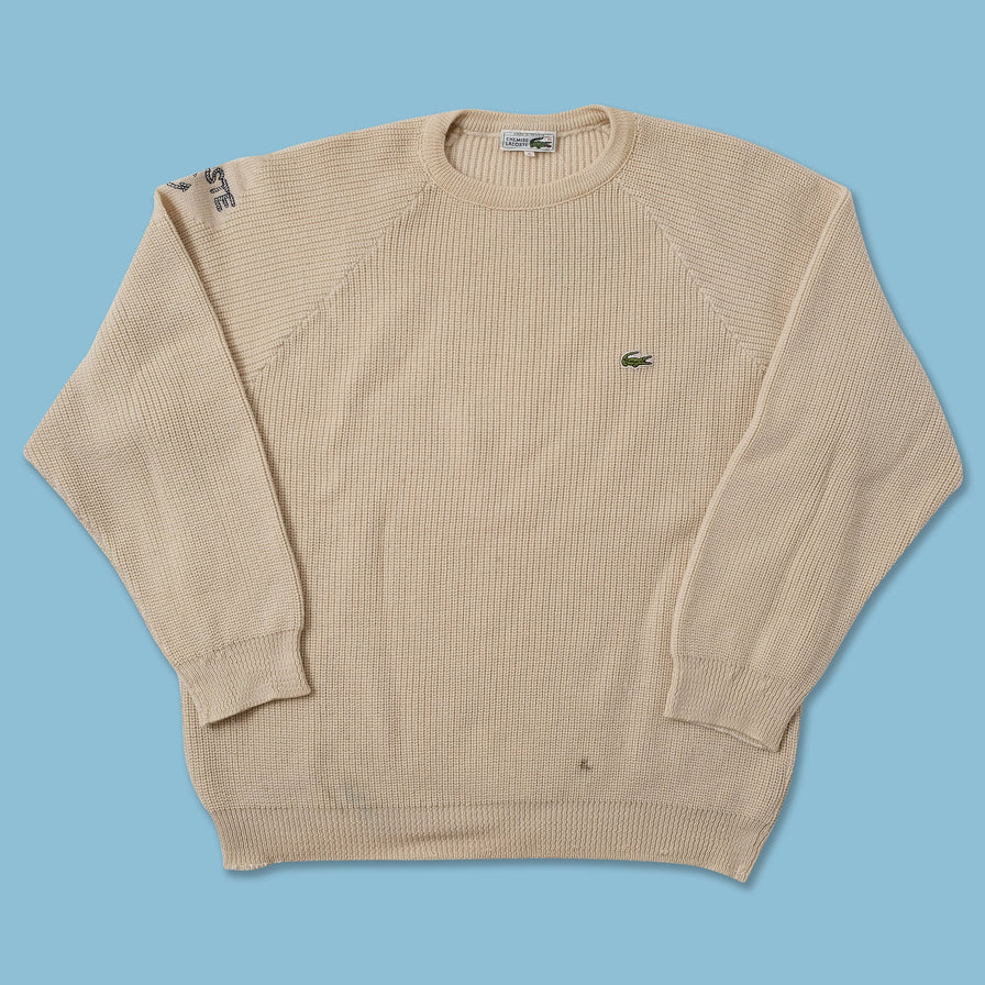 Vintage Lacoste Knit Sweater Medium 
