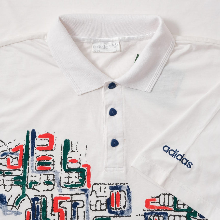 Vintage adidas Tennis Polo XLarge 
