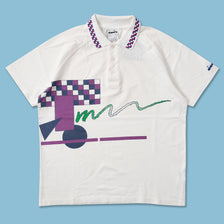 Women's Vintage diadora Tennis Polo Medium 