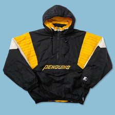 Vintage Starter Pittsburgh Penguins Anorak XLarge 