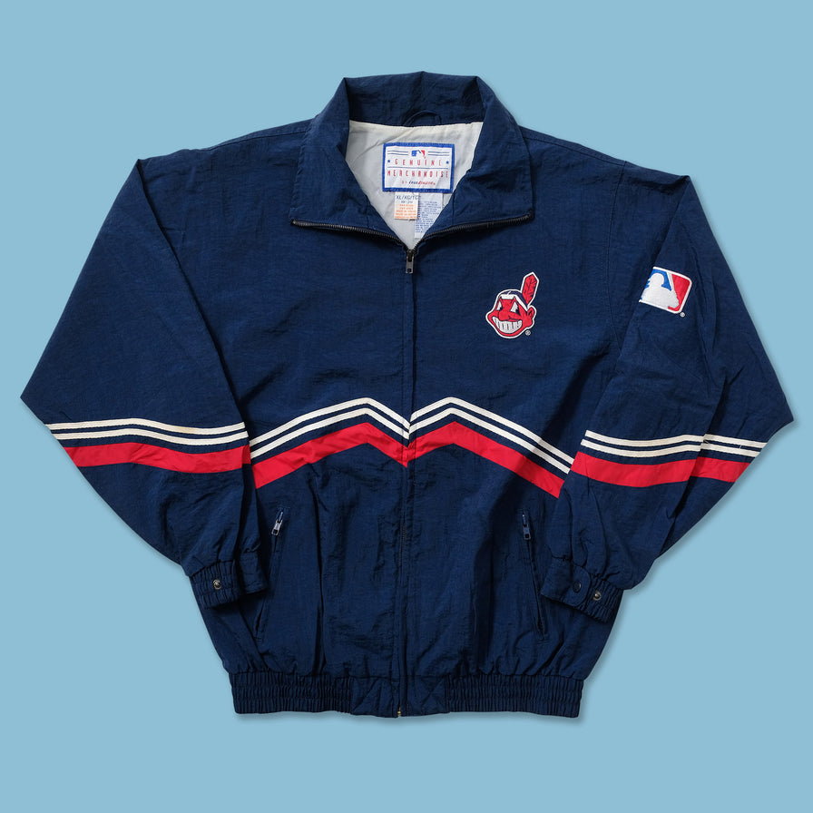 Vintage Cleveland Indians Light Jacket Large 
