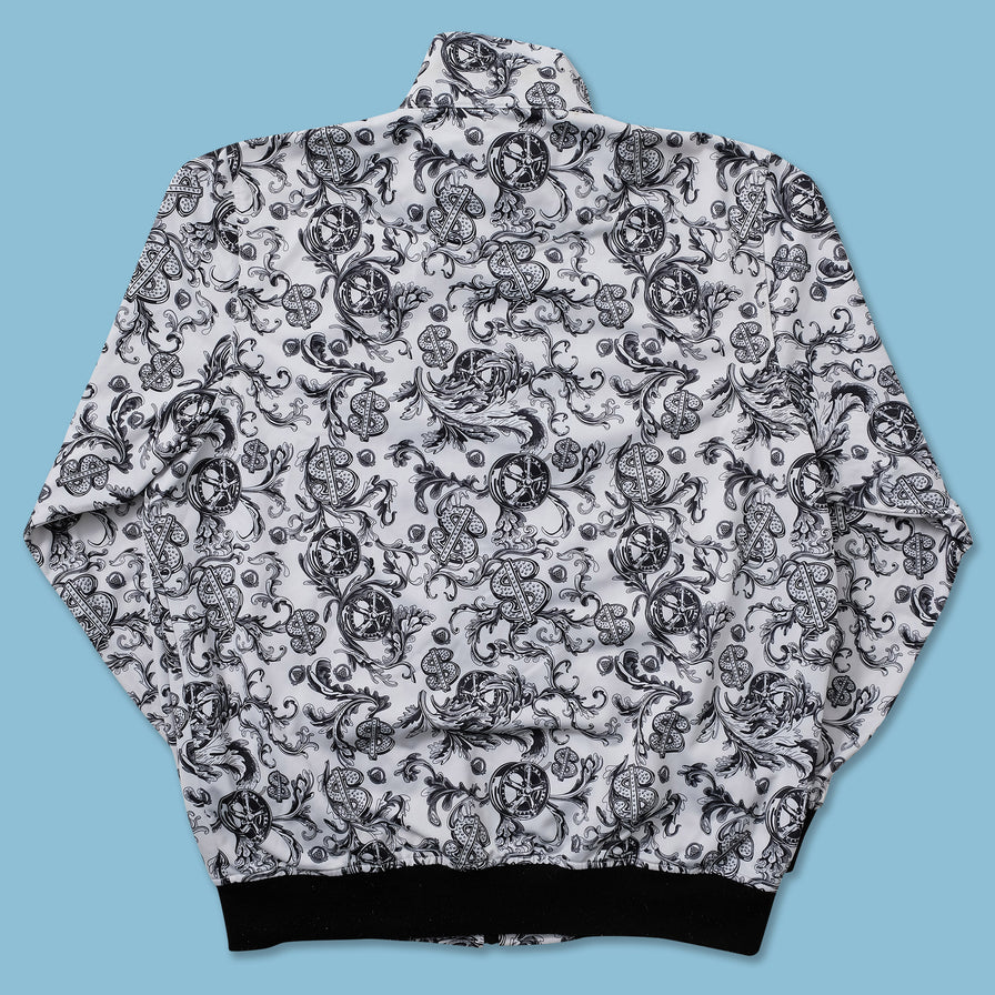 Y2K Raw Blue Track Jacket Large 