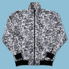 Y2K Raw Blue Track Jacket Large 