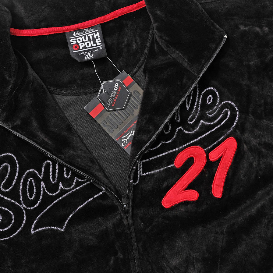 Y2K Southpole Velour Jacket XLarge 