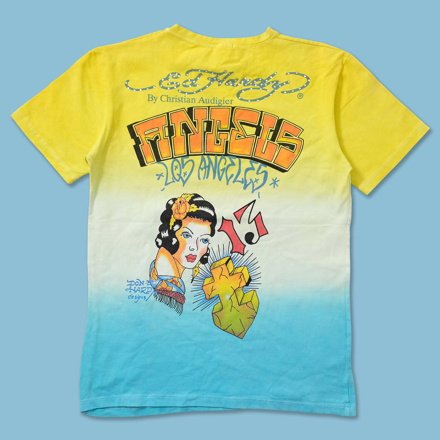 Women's Y2K Ed Hardy T-Shirt Small 