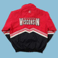 Vintage Wisconsin Badgers Padded Jacket Medium 