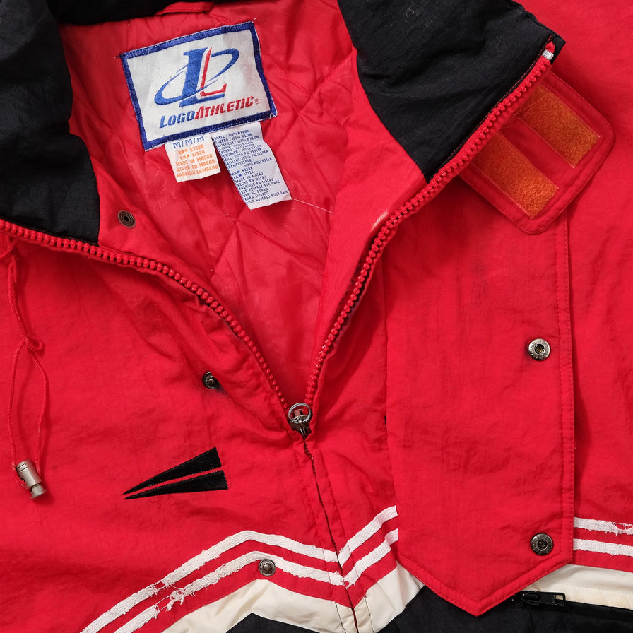 Vintage Wisconsin Badgers Padded Jacket Medium 