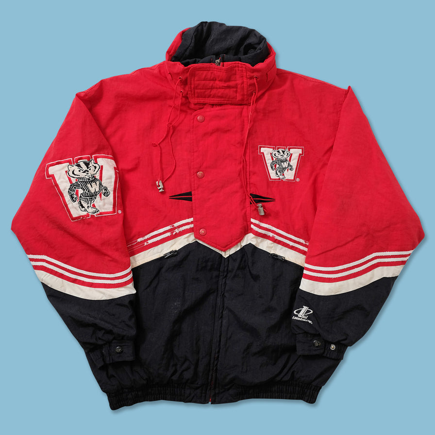 Vintage Wisconsin Badgers Padded Jacket Medium 