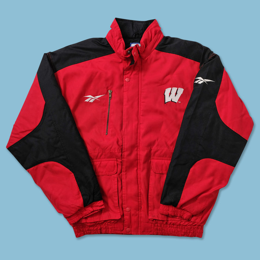 Vintage Reebok Wisconsin Badgers Jacket Medium 