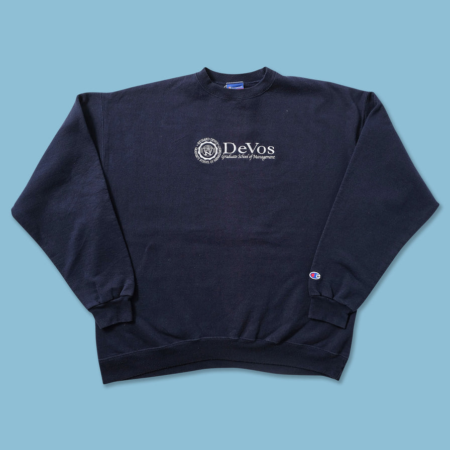 Vintage Champion DeVos Sweater XLarge 