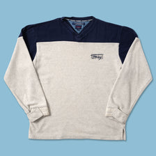Vintage Tommy Hilfiger Fleece Sweater Large - Double Double Vintage