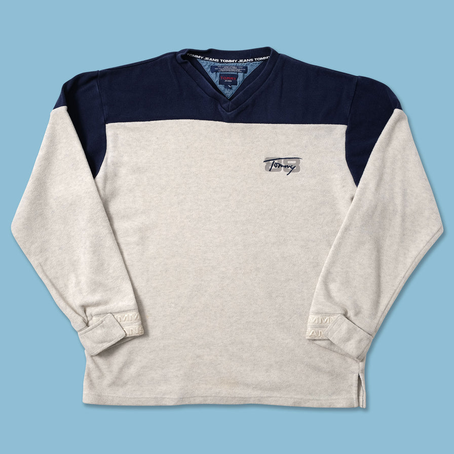 Vintage Tommy Hilfiger Fleece Sweater Large - Double Double Vintage