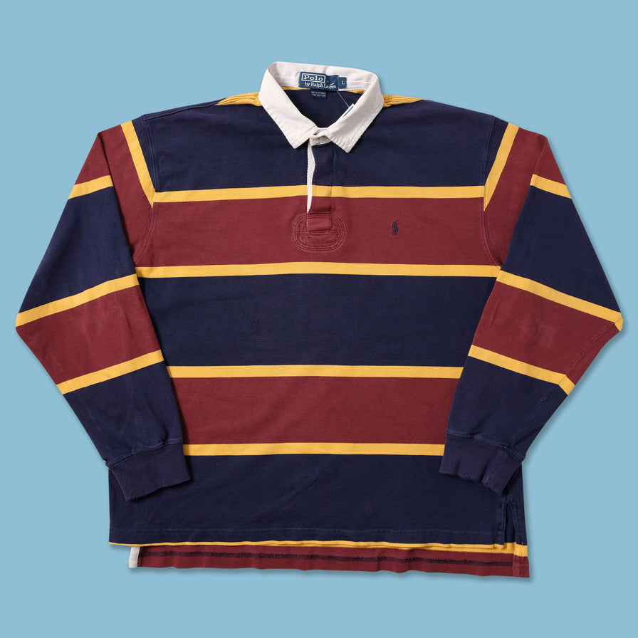 Vintage Polo Ralph Lauren Rugby Sweater Large - Double Double Vintage