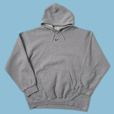 Vintage Nike Center Swoosh Hoody Medium - Double Double Vintage