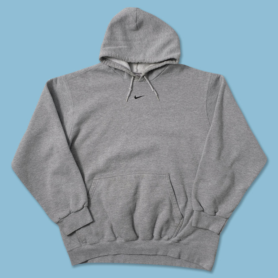Vintage Nike Center Swoosh Hoody Medium - Double Double Vintage