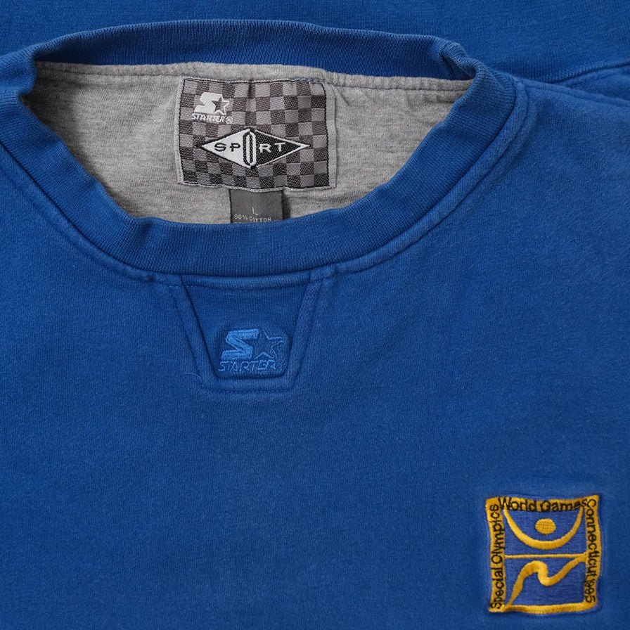 Vintage Starter Special Olympic World Games Sweater Large 