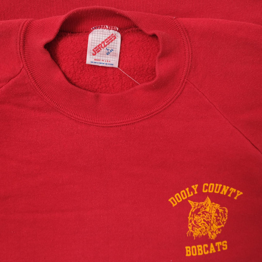 Vintage Dooly County Bobcats Sweater Small 