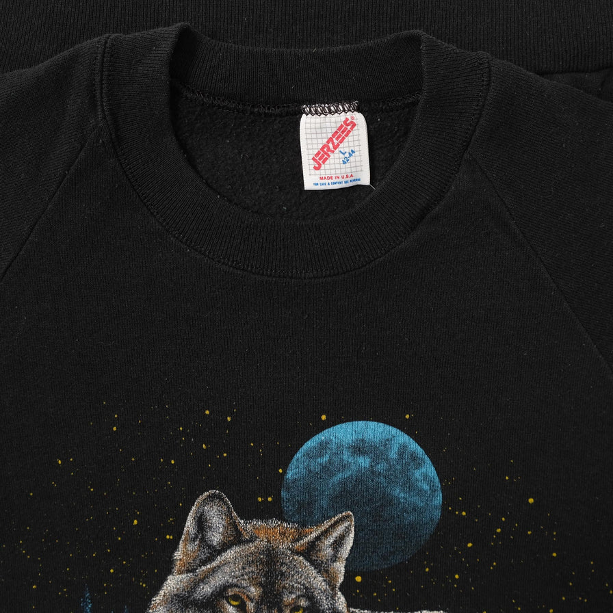 Vintage Wolf Sweater Small 