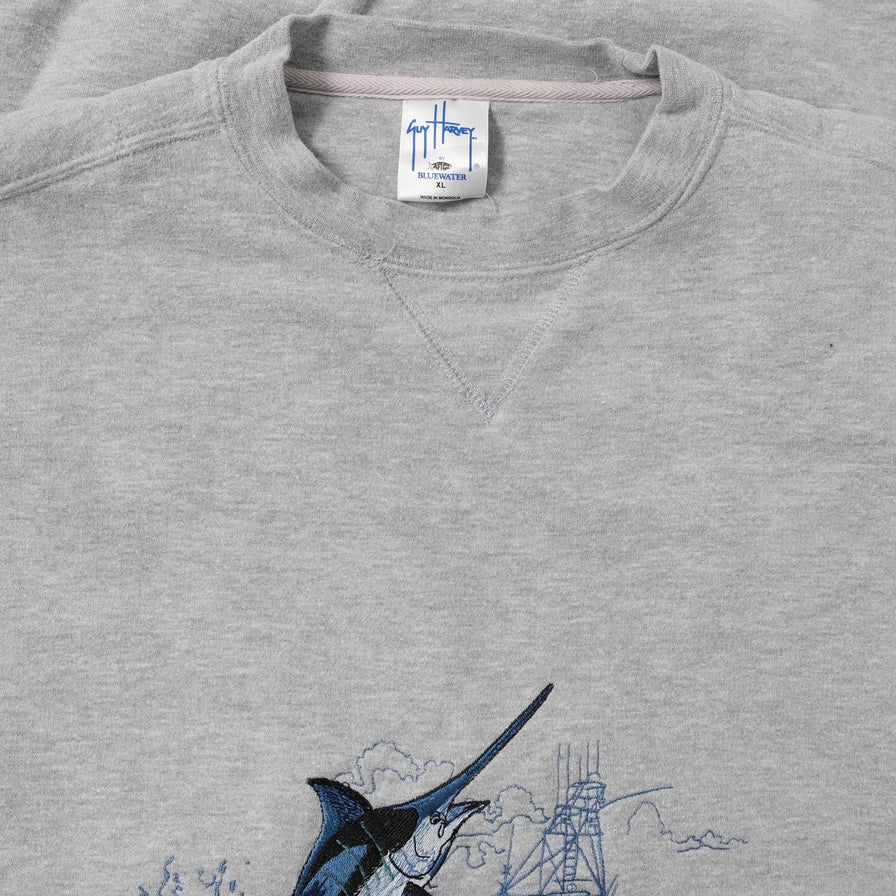 Vintage Guy Harvey Fish Sweater XLarge 