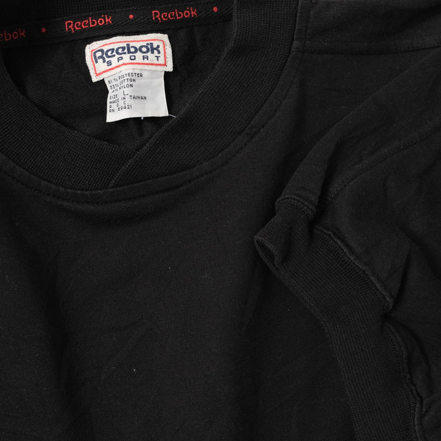 Vintage Reebok Short Sleeve Sweater Large 